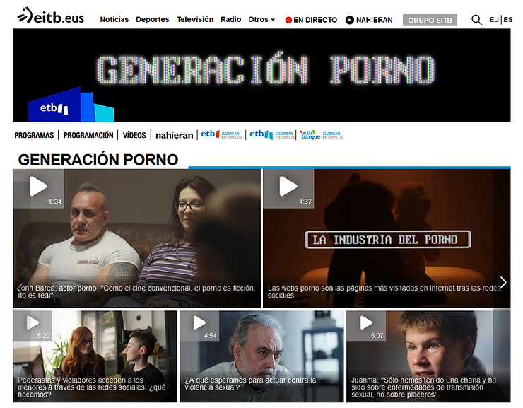 Documentales “Generación Porno”